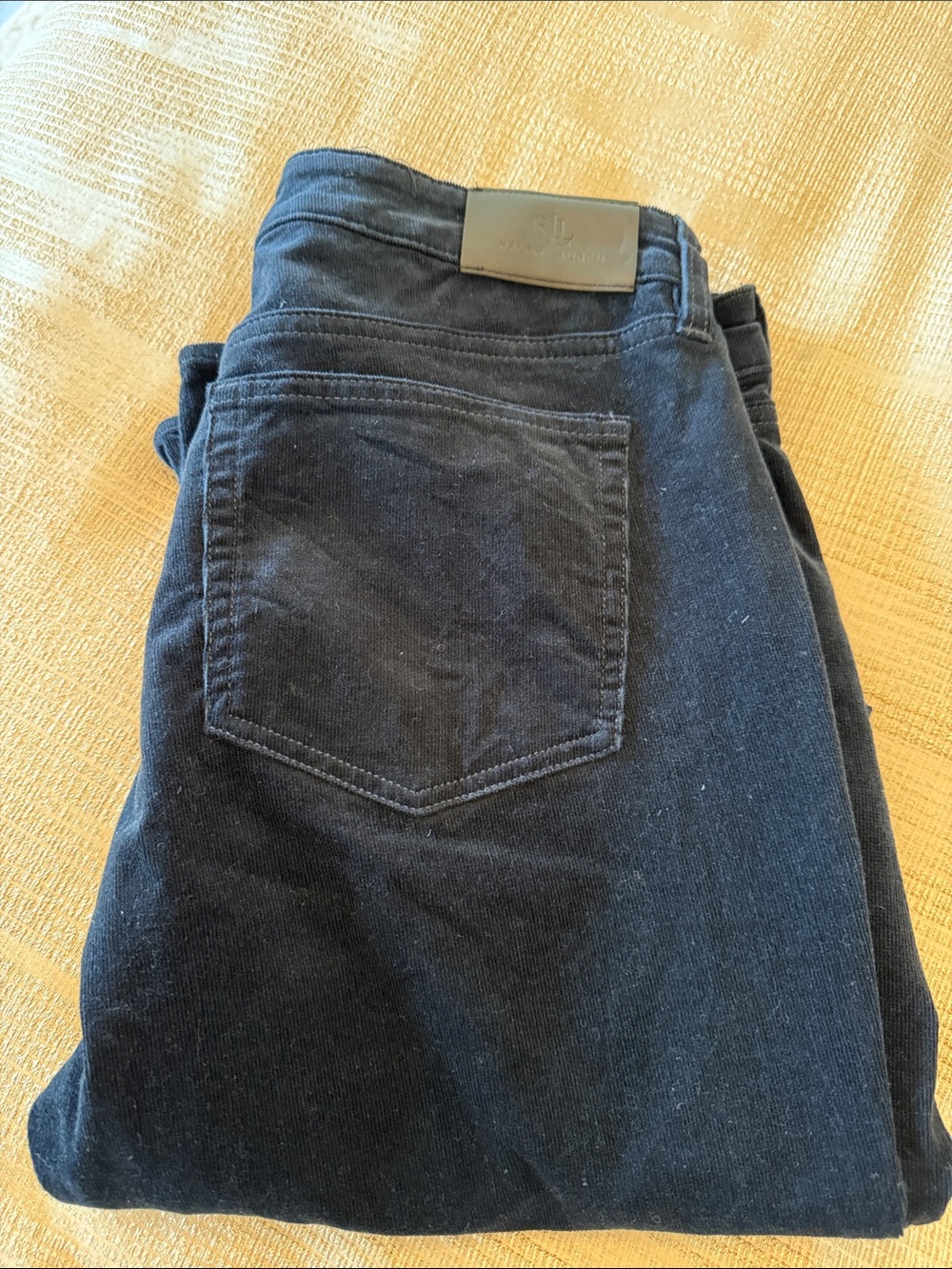 Ralph Lauren Straight Corduroy pants in Navy